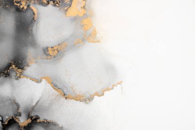 Soyut arkaplan için özgün tablodaki mermer mürekkep soyut sanat. Boyama, ombre alkol mürekkebinin pürüzsüz mermer arkaplan desenini yaratmak için yüksek kaliteli kağıt dokusuna boyanmış. .