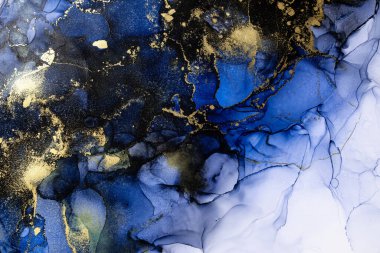 Soyut arkaplan için özgün tablodaki mermer mürekkep soyut sanat. Boyama, ombre alkol mürekkebinin pürüzsüz mermer arkaplan desenini yaratmak için yüksek kaliteli kağıt dokusuna boyanmış. .