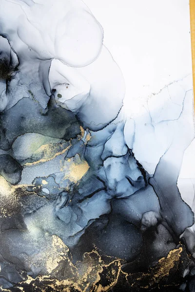Marmer Inkt Abstracte Kunst Uit Prachtige Originele Schilderij Voor Abstracte — Stockfoto