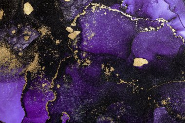 Soyut arkaplan için özgün tablodaki mermer mürekkep soyut sanat. Boyama, ombre alkol mürekkebinin pürüzsüz mermer arkaplan desenini yaratmak için yüksek kaliteli kağıt dokusuna boyanmış. .