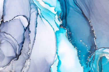 Marble ink abstract art from meticulous original painting abstract background . Painting was painted on high quality paper texture to create smooth marble background pattern of ombre alcohol ink .