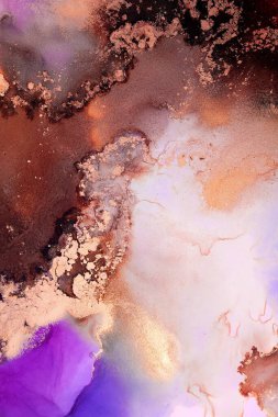 Soyut arkaplan için özgün tablodaki mermer mürekkep soyut sanat. Boyama, ombre alkol mürekkebinin pürüzsüz mermer arkaplan desenini yaratmak için yüksek kaliteli kağıt dokusuna boyanmış. .