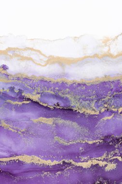 Marble ink abstract art from meticulous original painting abstract background . Painting was painted on high quality paper texture to create smooth marble background pattern of ombre alcohol ink .