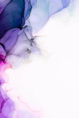 Soyut arkaplan için özgün tablodaki mermer mürekkep soyut sanat. Boyama, ombre alkol mürekkebinin pürüzsüz mermer arkaplan desenini yaratmak için yüksek kaliteli kağıt dokusuna boyanmış. .