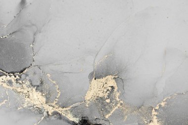 Mermer mürekkep soyut sanatının orijinal resmi. Örnek bir orjinal tablodan yüksek çözünürlüklü fotoğraf. Karargah kağıt dokusuna pürüzsüz mermer desen oluşturmak için soyut resim yapıldı.