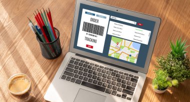 Ürün nakliyesi ve teslimatı için e-ticaret ve mod çevrimiçi iş izleme sistemi