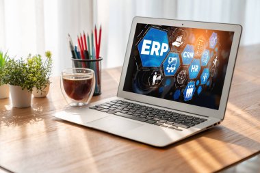 Pazarlama stratejisini planlamak için modern iş için ERP girişimi kaynak planlama yazılımı