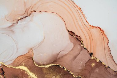 Mermer mürekkep soyut sanatının orijinal resmi. Örnek bir orjinal tablodan yüksek çözünürlüklü fotoğraf. Karargah kağıt dokusuna pürüzsüz mermer desen oluşturmak için soyut resim yapıldı.