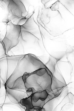 Soyut arkaplan için özgün tablodaki mermer mürekkep soyut sanat. Boyama, ombre alkol mürekkebinin pürüzsüz mermer arkaplan desenini yaratmak için yüksek kaliteli kağıt dokusuna boyanmış. .