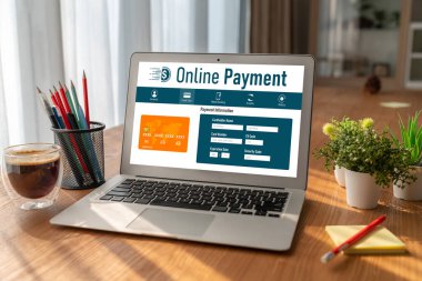 İnternet üzerinden modem para transferi için çevrimiçi ödeme platformu