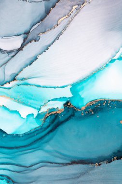 Marble ink abstract art from meticulous original painting abstract background . Painting was painted on high quality paper texture to create smooth marble background pattern of ombre alcohol ink .