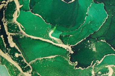 Mermer mürekkep soyut sanatının orijinal resmi. Örnek bir orjinal tablodan yüksek çözünürlüklü fotoğraf. Karargah kağıt dokusuna pürüzsüz mermer desen oluşturmak için soyut resim yapıldı.