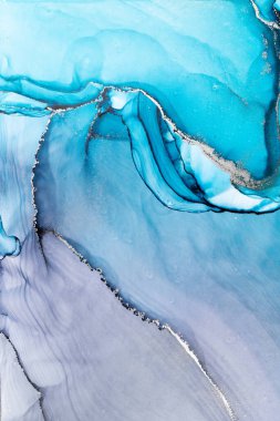 Marble ink abstract art from meticulous original painting abstract background . Painting was painted on high quality paper texture to create smooth marble background pattern of ombre alcohol ink .