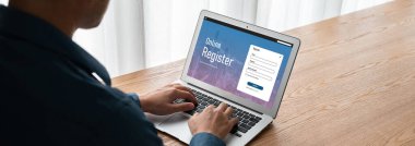 İnternet sitesinde mod form doldurmak için çevrimiçi kayıt formu