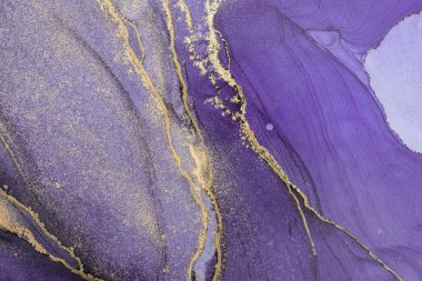 Mermer mürekkep soyut sanatının orijinal resmi. Örnek bir orjinal tablodan yüksek çözünürlüklü fotoğraf. Karargah kağıt dokusuna pürüzsüz mermer desen oluşturmak için soyut resim yapıldı.