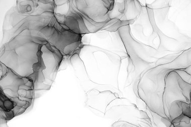 Soyut arkaplan için özgün tablodaki mermer mürekkep soyut sanat. Boyama, ombre alkol mürekkebinin pürüzsüz mermer arkaplan desenini yaratmak için yüksek kaliteli kağıt dokusuna boyanmış. .