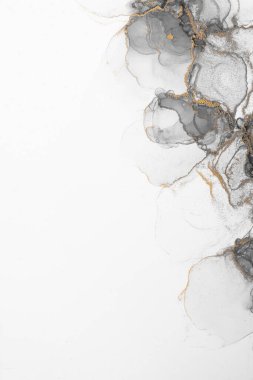 Marble ink abstract art from meticulous original painting abstract background . Painting was painted on high quality paper texture to create smooth marble background pattern of ombre alcohol ink .