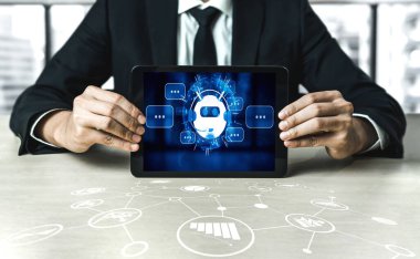 Müşteri sorularına otomatik olarak cevap veren mod çevrimiçi iş için Chatbot yazılım uygulaması