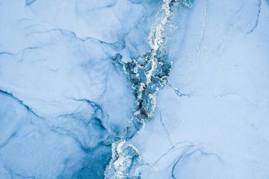 Mermer mürekkep soyut sanatının orijinal resmi. Örnek bir orjinal tablodan yüksek çözünürlüklü fotoğraf. Karargah kağıt dokusuna pürüzsüz mermer desen oluşturmak için soyut resim yapıldı.