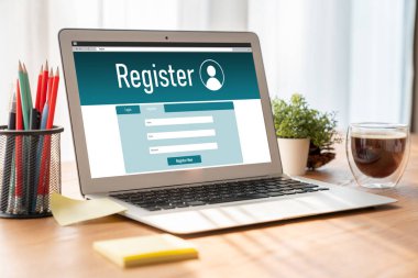 İnternet sitesinde mod form doldurmak için çevrimiçi kayıt formu