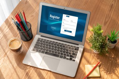 İnternet sitesinde mod form doldurmak için çevrimiçi kayıt formu