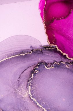 Mermer mürekkep soyut sanatının orijinal resmi. Örnek bir orjinal tablodan yüksek çözünürlüklü fotoğraf. Karargah kağıt dokusuna pürüzsüz mermer desen oluşturmak için soyut resim yapıldı.