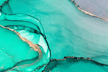 Marble ink abstract art from meticulous original painting abstract background . Painting was painted on high quality paper texture to create smooth marble background pattern of ombre alcohol ink .