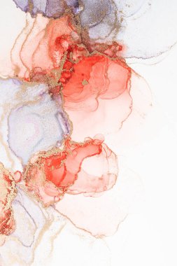 Marble ink abstract art from meticulous original painting abstract background . Painting was painted on high quality paper texture to create smooth marble background pattern of ombre alcohol ink .