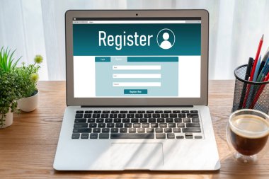 İnternet sitesinde mod form doldurmak için çevrimiçi kayıt formu