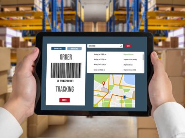 Ürün nakliyesi ve teslimatı için e-ticaret ve mod çevrimiçi iş izleme sistemi