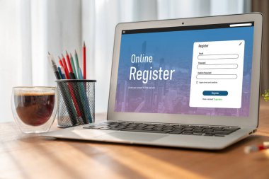 İnternet sitesinde mod form doldurmak için çevrimiçi kayıt formu