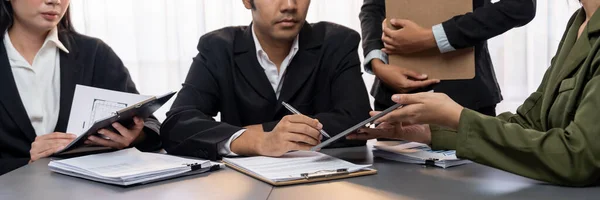 Panorama View Corporate Executive Use Signature Digital Tablet Electronic Pen — Stock Photo, Image