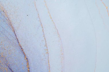 Mermer mürekkep soyut sanatının orijinal resmi. Örnek bir orjinal tablodan yüksek çözünürlüklü fotoğraf. Karargah kağıt dokusuna pürüzsüz mermer desen oluşturmak için soyut resim yapıldı.