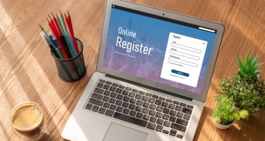 İnternet sitesinde mod form doldurmak için çevrimiçi kayıt formu