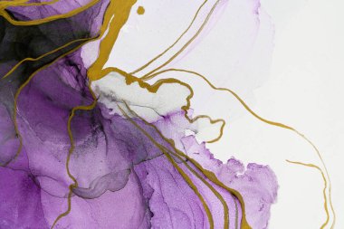 Marble ink abstract art from meticulous original painting abstract background . Painting was painted on high quality paper texture to create smooth marble background pattern of ombre alcohol ink .