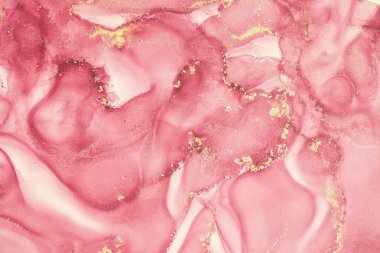 Mermer mürekkep soyut sanatının orijinal resmi. Örnek bir orjinal tablodan yüksek çözünürlüklü fotoğraf. Karargah kağıt dokusuna pürüzsüz mermer desen oluşturmak için soyut resim yapıldı.