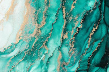 Marble ink abstract art from meticulous original painting abstract background . Painting was painted on high quality paper texture to create smooth marble background pattern of ombre alcohol ink .