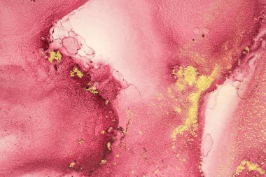 Mermer mürekkep soyut sanatının orijinal resmi. Örnek bir orjinal tablodan yüksek çözünürlüklü fotoğraf. Karargah kağıt dokusuna pürüzsüz mermer desen oluşturmak için soyut resim yapıldı.