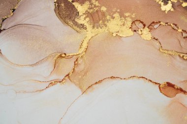 Mermer mürekkep soyut sanatının orijinal resmi. Örnek bir orjinal tablodan yüksek çözünürlüklü fotoğraf. Karargah kağıt dokusuna pürüzsüz mermer desen oluşturmak için soyut resim yapıldı.