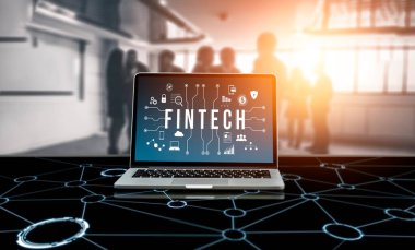 Pazarlama stratejisini analiz etmek için kullanılan Fintech finansal teknoloji yazılımı