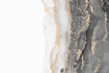 Marble ink abstract art from meticulous original painting abstract background . Painting was painted on high quality paper texture to create smooth marble background pattern of ombre alcohol ink .