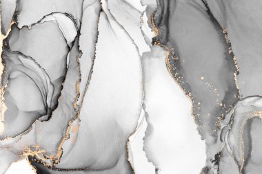 Marble ink abstract art from meticulous original painting abstract background . Painting was painted on high quality paper texture to create smooth marble background pattern of ombre alcohol ink .