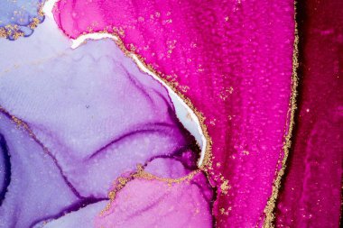 Mermer mürekkep soyut sanatının orijinal resmi. Örnek bir orjinal tablodan yüksek çözünürlüklü fotoğraf. Karargah kağıt dokusuna pürüzsüz mermer desen oluşturmak için soyut resim yapıldı.