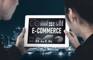 E-ticaret veri yazılımı çevrimiçi perakende şirketine satış analizi için mod gösterge tablosu sağlar