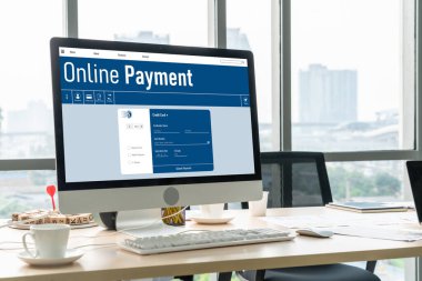 İnternet üzerinden modem para transferi için çevrimiçi ödeme platformu