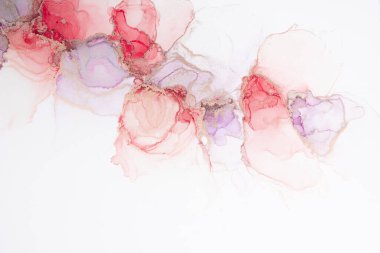 Marble ink abstract art from meticulous original painting abstract background . Painting was painted on high quality paper texture to create smooth marble background pattern of ombre alcohol ink .