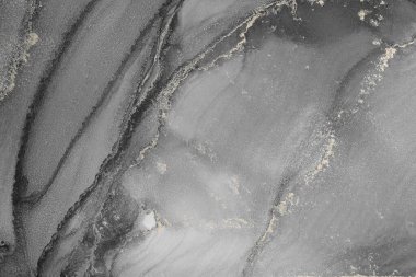 Mermer mürekkep soyut sanatının orijinal resmi. Örnek bir orjinal tablodan yüksek çözünürlüklü fotoğraf. Karargah kağıt dokusuna pürüzsüz mermer desen oluşturmak için soyut resim yapıldı.