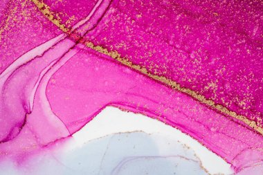 Mermer mürekkep soyut sanatının orijinal resmi. Örnek bir orjinal tablodan yüksek çözünürlüklü fotoğraf. Karargah kağıt dokusuna pürüzsüz mermer desen oluşturmak için soyut resim yapıldı.