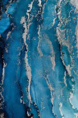 Marble ink abstract art from meticulous original painting abstract background . Painting was painted on high quality paper texture to create smooth marble background pattern of ombre alcohol ink .