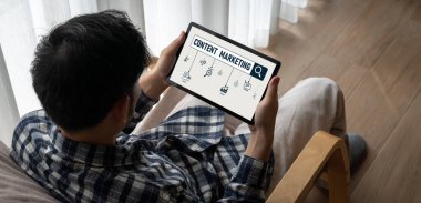 Mod çevrimiçi iş ve e-ticaret pazarlama stratejisi için içerik pazarlaması